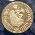 BARBADOS 1981 . ONE HUNDRED and FIFTY 150 DOLLARS COIN . GOLD . PROOF